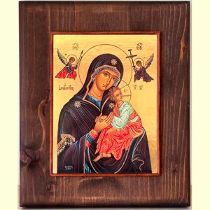 La Vierge du Perpétuel secours - Robe bleue